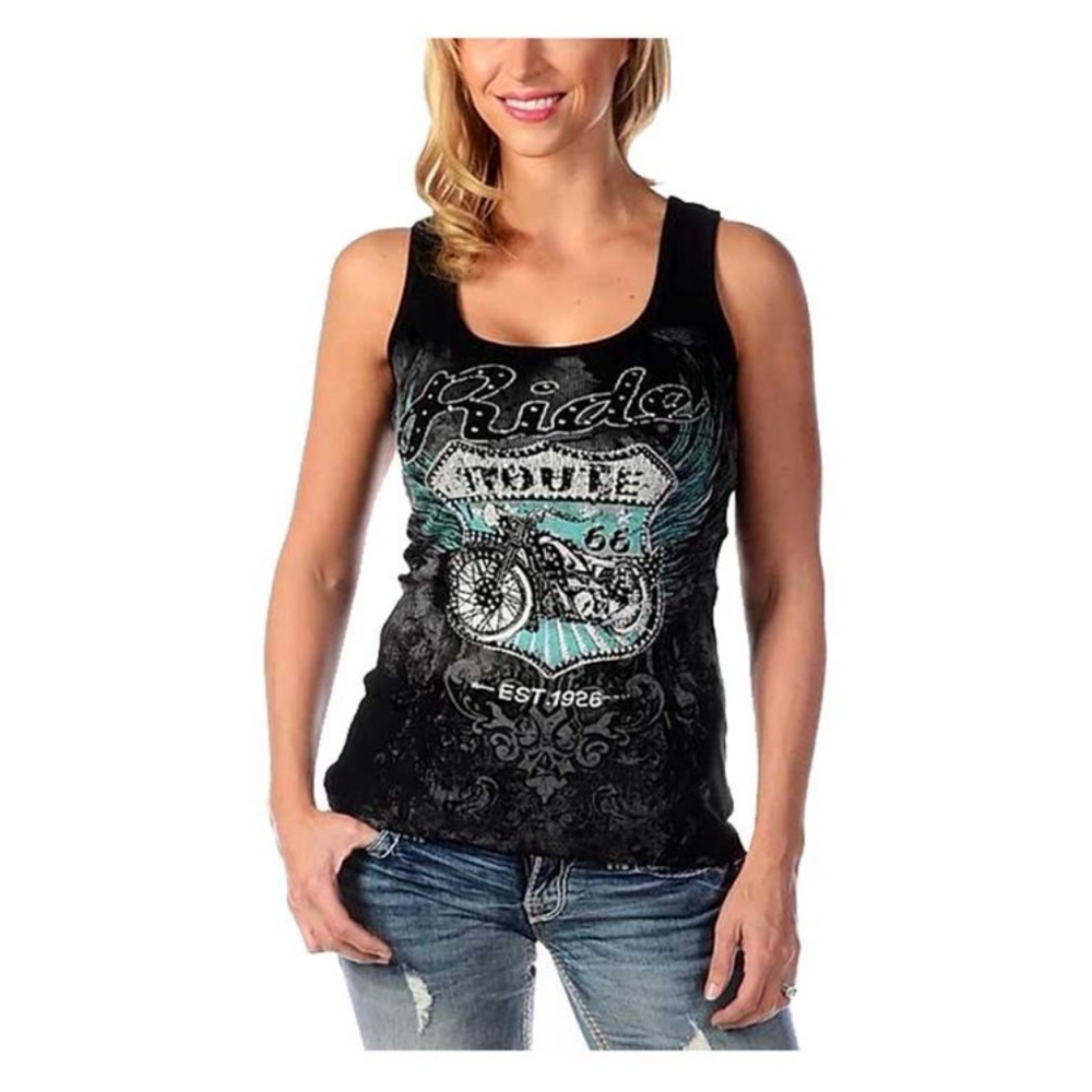 NWTs Women's Affliction Style Biker Tank